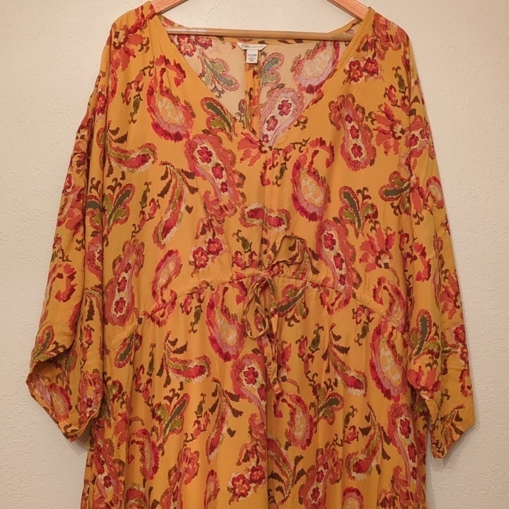 Cato Est 1946 BB Bohemian maxi dress abstract paisley print